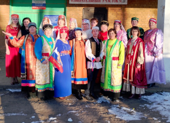 Сегодня  Ангарский ДК и Ангарская сельская библиотека  провели фестиваль "Хоровод дружбы", посвященный дню народного единства